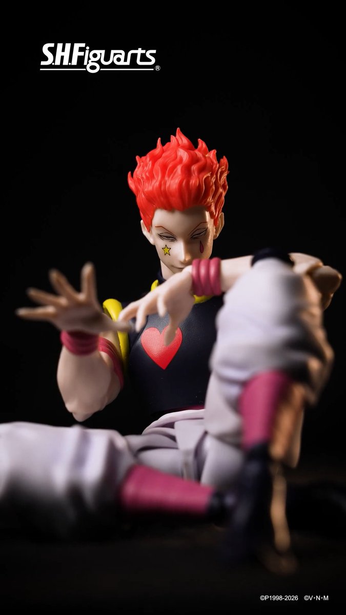 【♠一般店頭にて発売中♦】 「S.H.Figuarts HUNTER×HUNTER ヒソカ」のパッケージ開封動画を公開！ 豊富な表情パーツに加え、ヒソカの念能力「伸縮自在の愛（バンジーガム）」のエフェクトパーツも付属。ぜひシリーズ商品と組み合わせて、お手元でお楽しみください！ #t_shf #ハンターハンター #ヒソカ