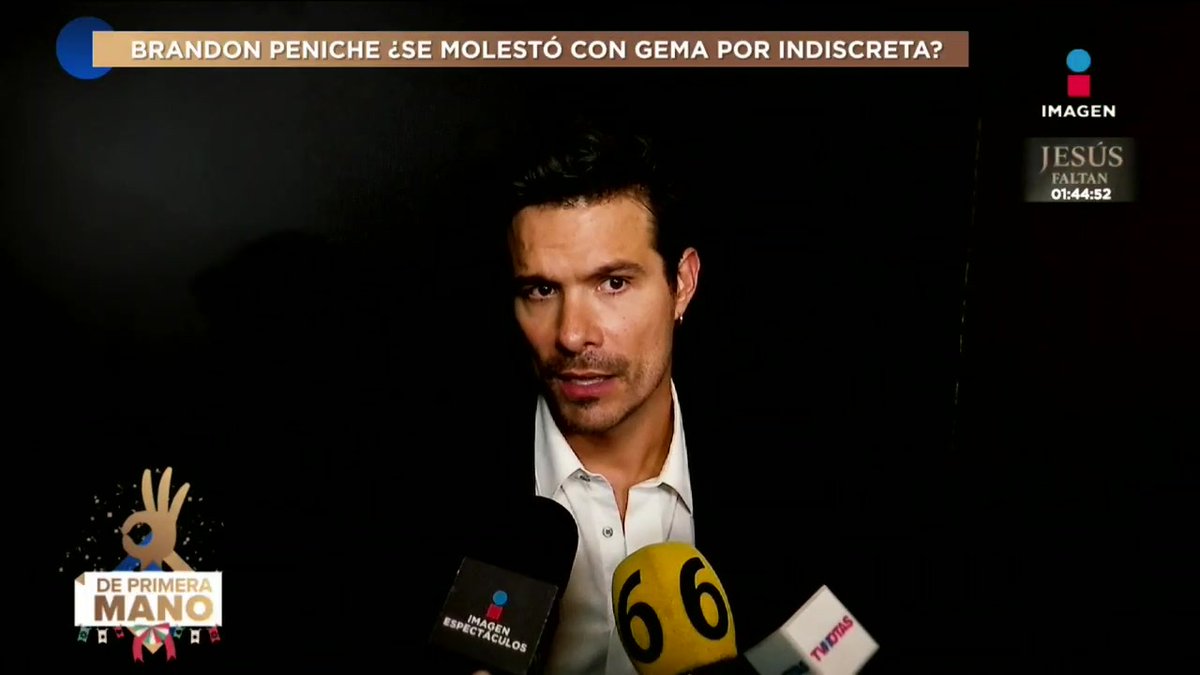 ¿Brandon Peniche MOLESTO con Gema por ‘INDISCRETA’ al hablar de él en el reality? El actor RESPONDE #DePrimeraManoTV👌 de lunes a viernes 3 pm por el 3.1 de #ImagenTelevisión: