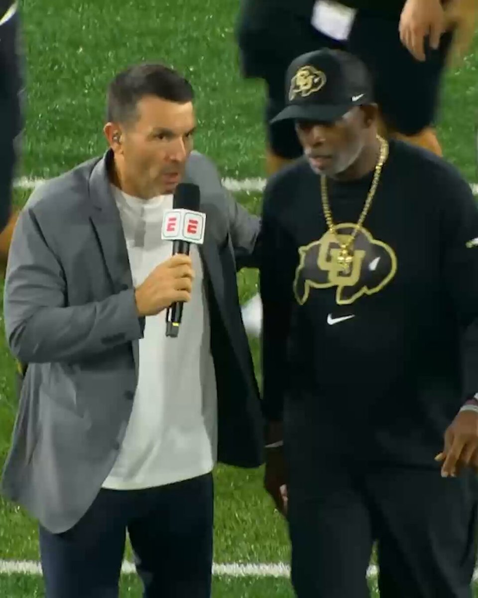 A new journey for the Buffs starts tonight 🔥 Coach Deion Sanders is back 👏