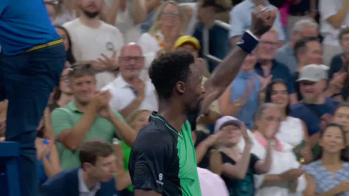 Learner moves on as La Monf bows out. Tien defeats Monfils 6-3, 6-4, 6-3 to bring Gael’s final US Open run to a close. 💔