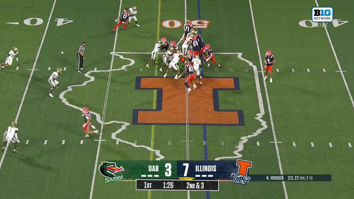 Ca'Lil Valentine more than doubles his career-long rush with a 51-yard touchdown! 📺: Big Ten Network