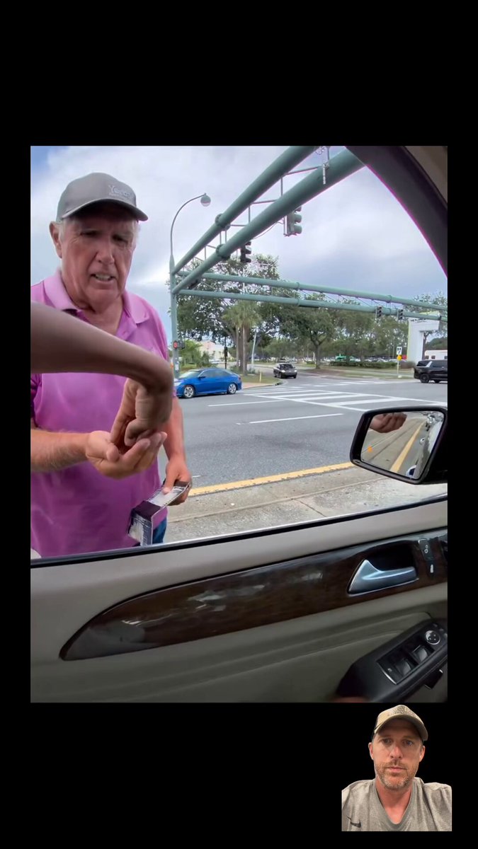What the heck? This dude is out here begging for money. The dude gives him his change which is 5 cents and the guy begging complains that it’s not enough.