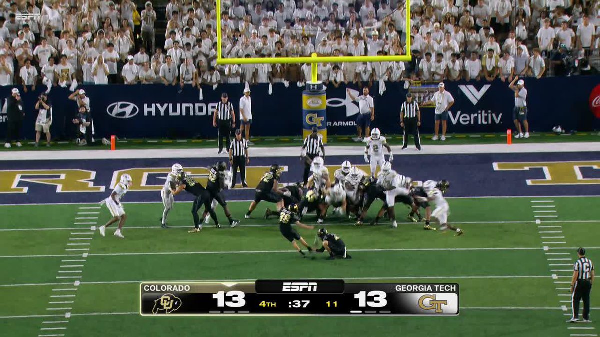 COLORADO. JULIAN LEWIS. COLLEGE FOOTBALL IS BACK. THE BUFFS TAKE THE LEAD WITH 37 SECS LEFT 🤯