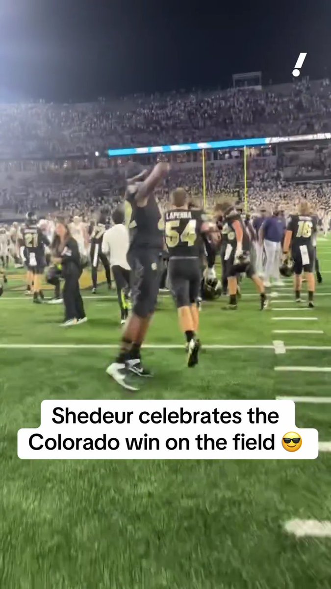 Shedeur Sanders soaks in another Colorado victory as an alum 🦬