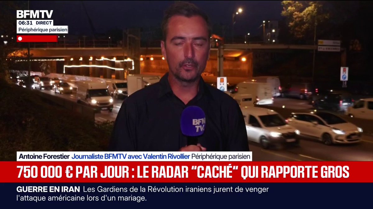 Ce radar "caché" rapporte 750.000 euros par jour