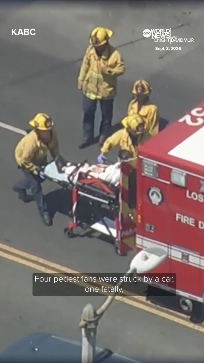 🇺🇸 A 91-year-old driver hit people in a Trader Joe’s lot in LA, killing a woman. It happened Thursday at 3rd and Fairfax. The car stopped against a security kiosk. Several others were hurt, including the driver. The driver was not arrested. The reports say it appears accidental. Police still have to close the file. For one family, a grocery run ended with a death they cannot undo. Writer: Lucas