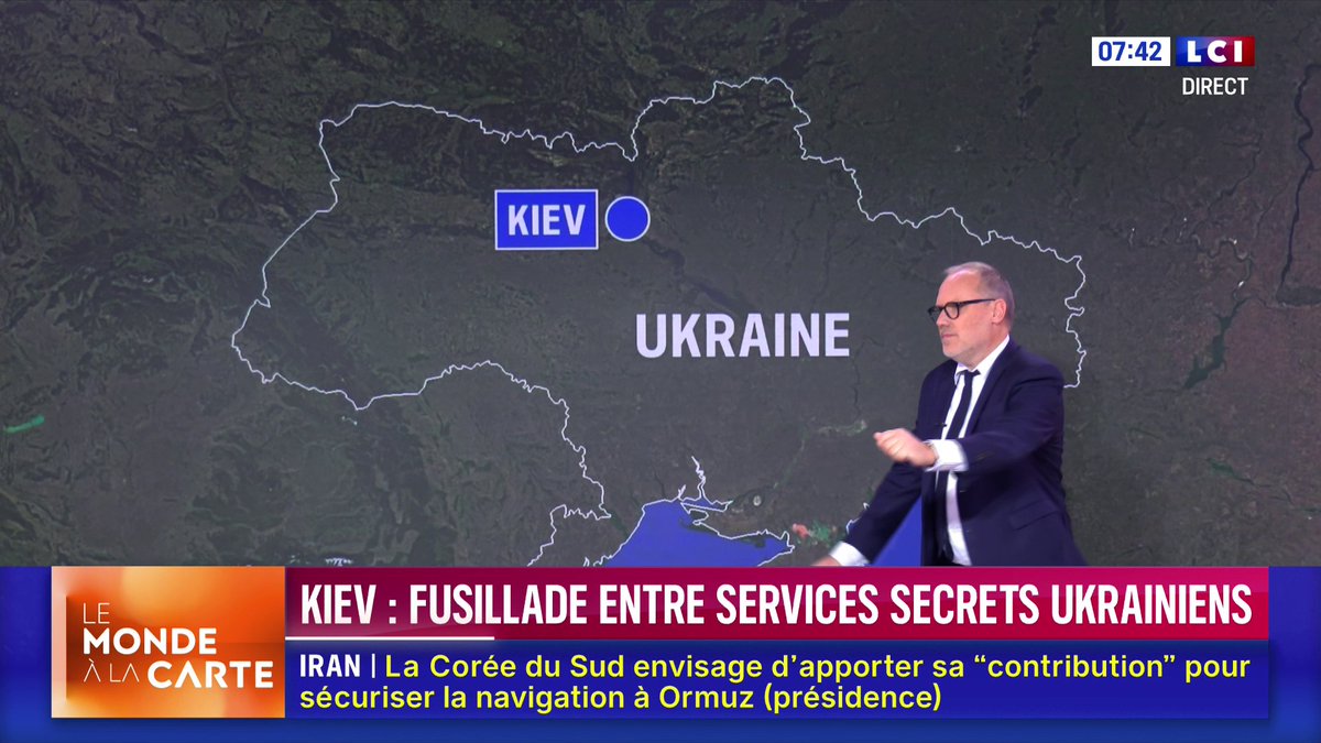 ▶️ Kiev : fusillade entre services secrets ukrainiens 📺 Le Monde à La Carte avec Grégory Philipps dans la matinale LCI
