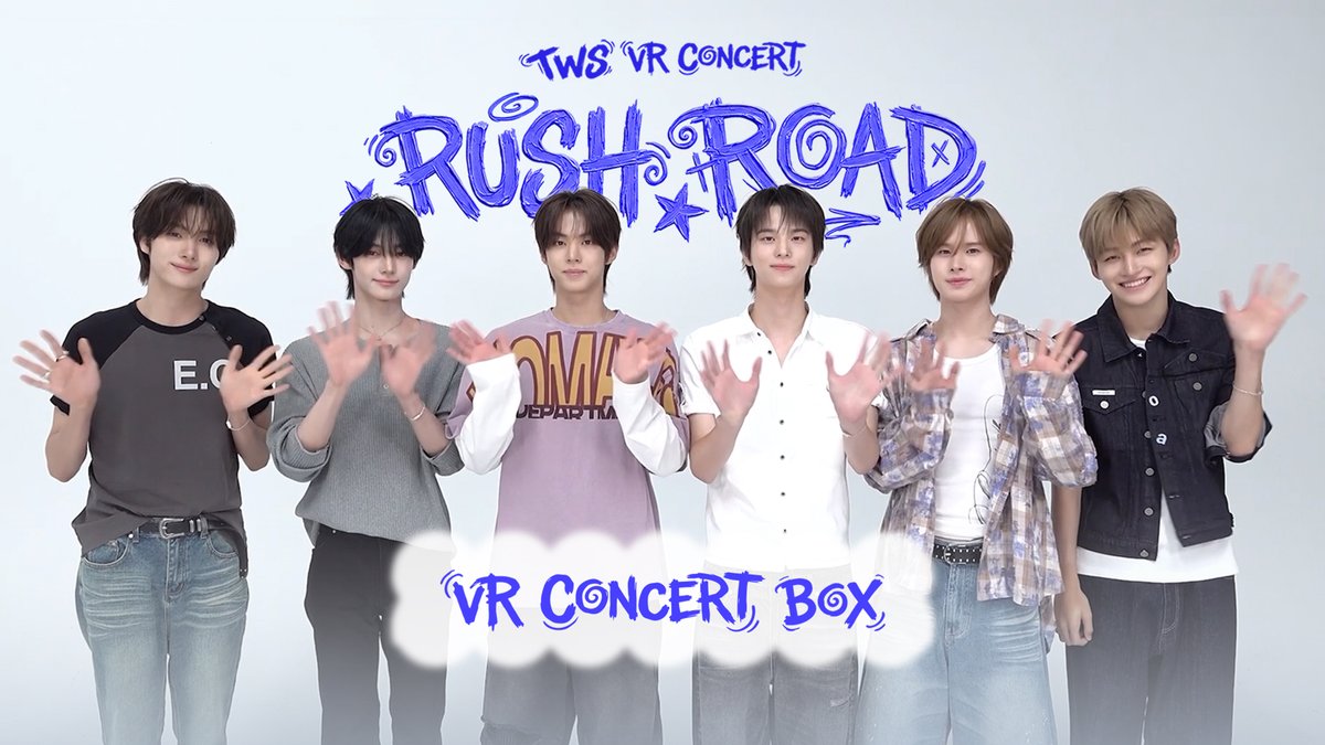 <TWS VR CONCERT : RUSH ROAD> 'VR Concert Box' 출시 안내 집에서도 즐기는 특별한 페스티벌🎶 TWS와 함께하는 'VR Concert Box' 🗓️예약 판매 오픈 2026.09.08(화) 12PM (KST) #TWS #투어스 #TWS_VRconcert #RUSH_ROAD #VRConcertbox #브이알콘서트박스