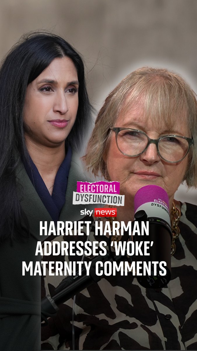 Maternity discrimination is still very much a thing' Harriet Harman responds to criticism after she talked about Claire Coutinho's shadow cabinet promotion whilst on maternity leave. She'd joked that Kemi Badenoch deserved a 'woke badge’. 🎧👉
