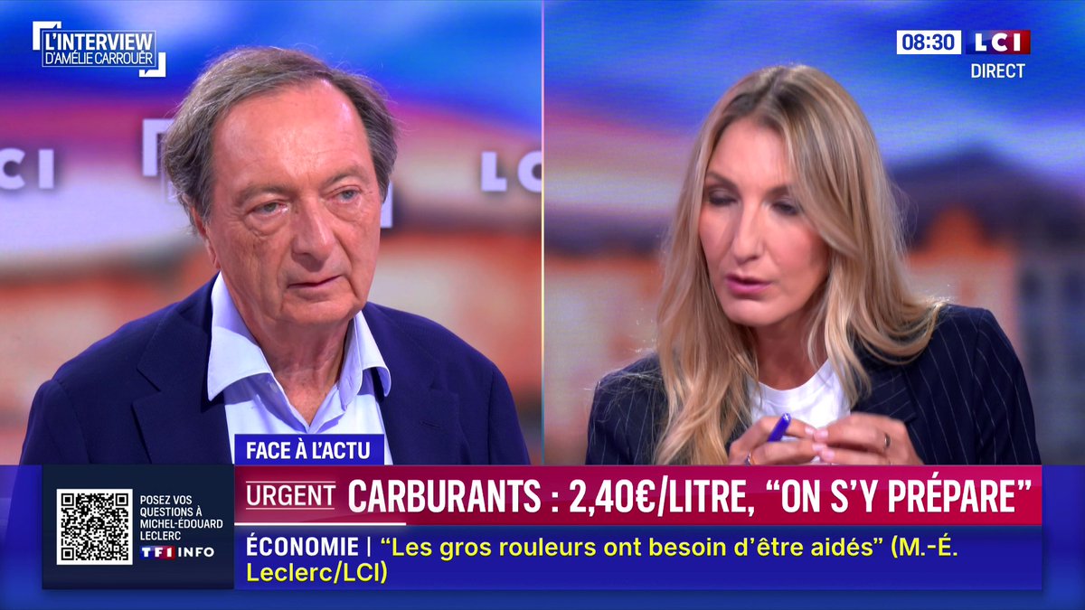 ➡️ Michel-Edouard Leclerc affirme qu’il y aura une augmentation du prix de la viande dans les prochaines semaines 📺 L'interview d'Amélie Carrouër sur LCI