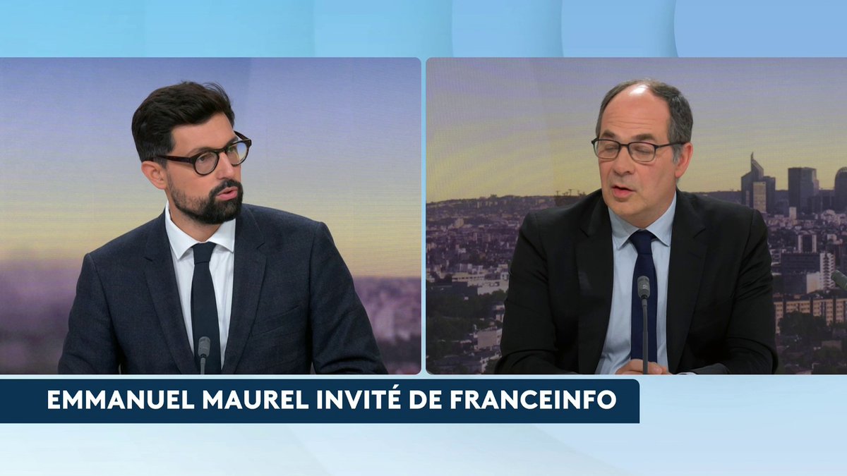 Présidentielle 2027 : "Oui, je serai candidat à cette primaire du PS". Emmanuel Maurel, député Gauche Républicaine et Socialiste du Val-d'Oise, annonce sur franceinfo qu'il sera candidat à la primaire du PS. #canal16