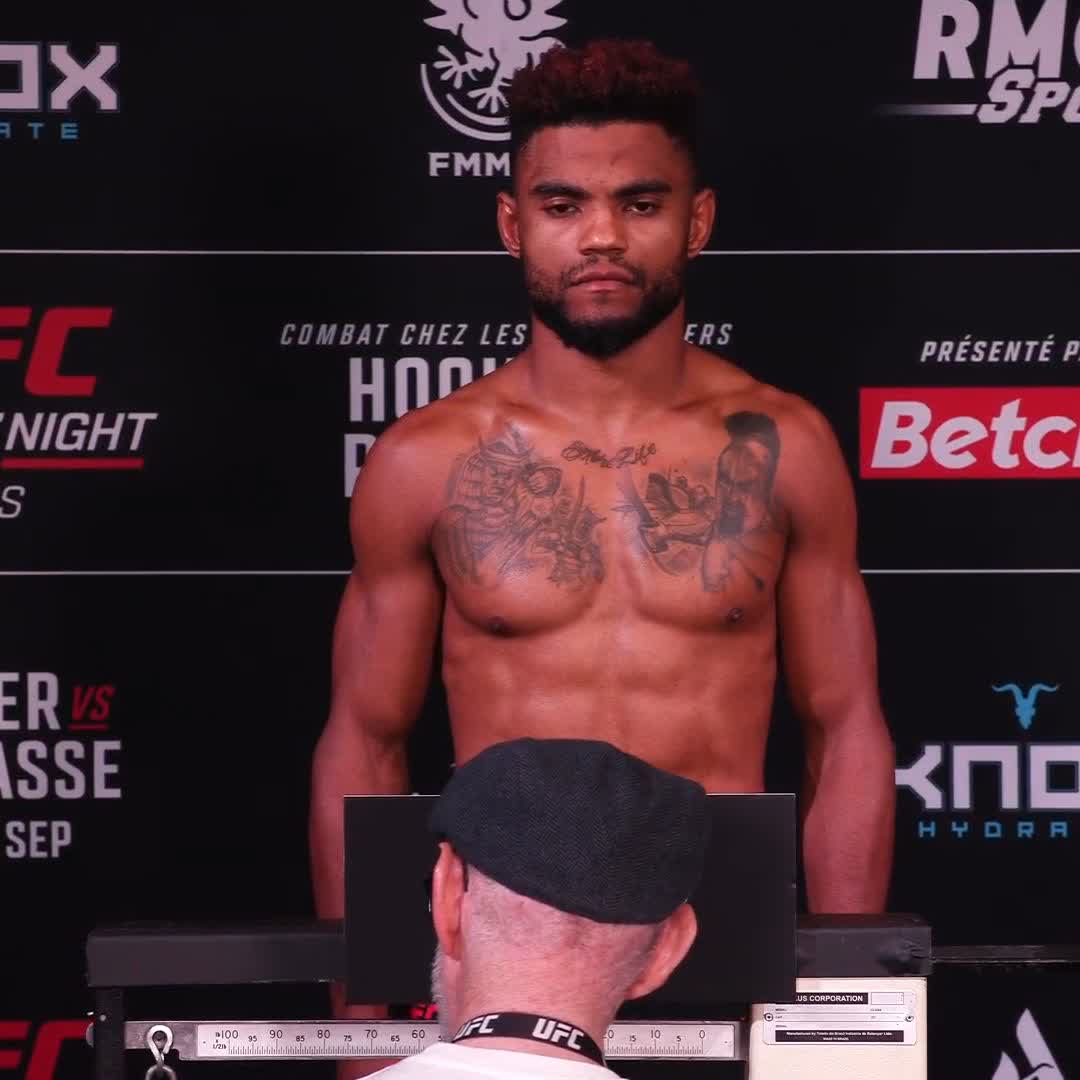 Morgan Charrière valide la pesée à 65,8 kg ! 🇫🇷🏴‍☠️