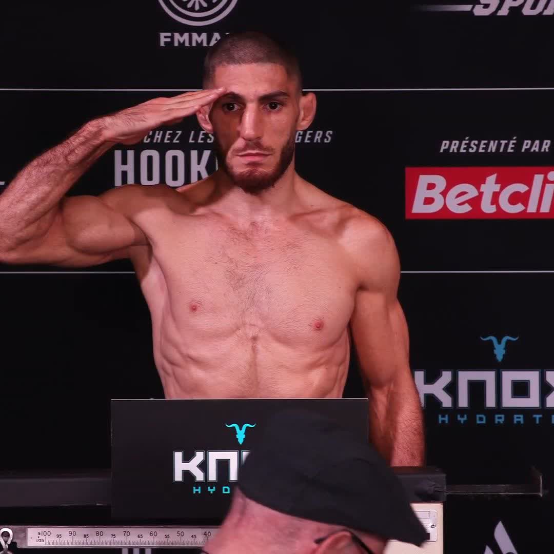 Michael Aljarouj valide la pesée à 57,1 kg ! 🇫🇷✅