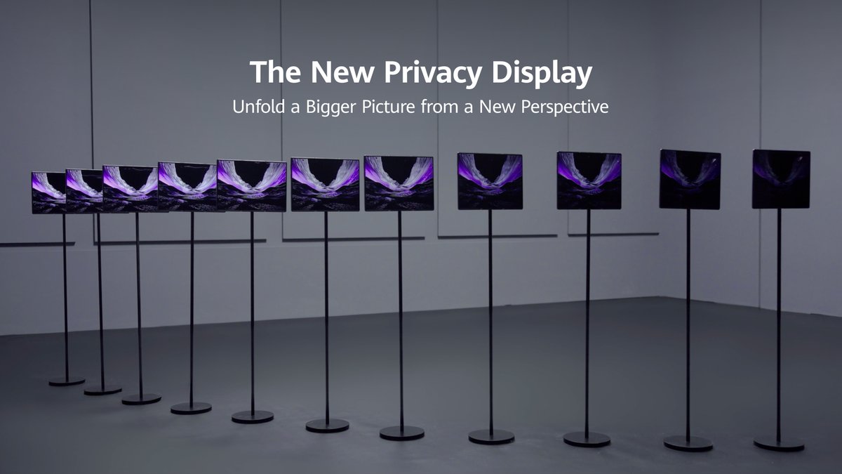 When privacy means peace, simply double tap… Stay tuned for the HUAWEI Mate XT 2 | ULTIMATE DESIGN launch event on September 7!