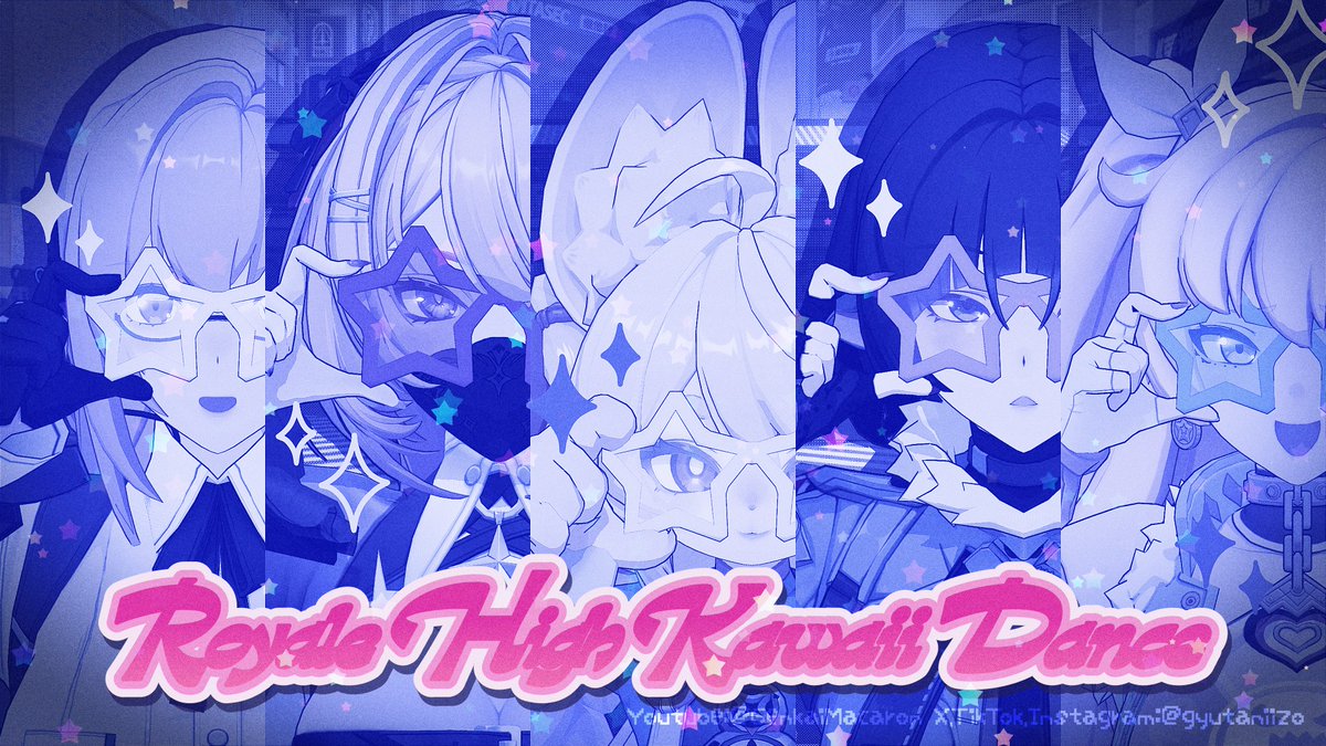 ꙳⋆✡︎📢 動画up .ᐟ.ᐟ💝 ★━━━━－－－－ 【Tiny Giant Ver.】ジェーン🐭レミエール💖照（ザオ）🥗ニコ🐰月城柳🌙／Royale High Kawaii Dance【ゼンゼロ/ZenlessZoneZero/MMD】 ★━－－－－ Tiny Giantメンバー₍ᐢ.ˬ.ᐢ₎🩷🖤🩵 #ゼンゼロ #zzzero