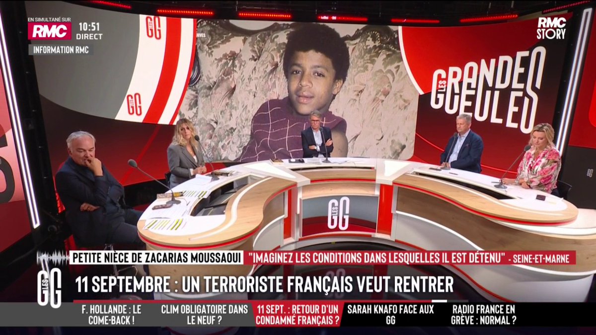 🔴 Condamné pour son implication dans les attentats du 11 septembre, Zacarias Moussaoui demande à purger sa peine en France pour revoir sa mère 🎙️ Sa petite-nièce témoigne sur les GG : "Il doit rentrer. Je demande aux gens d’avoir de l’empathie pour ma grand-mère" #GGRMC