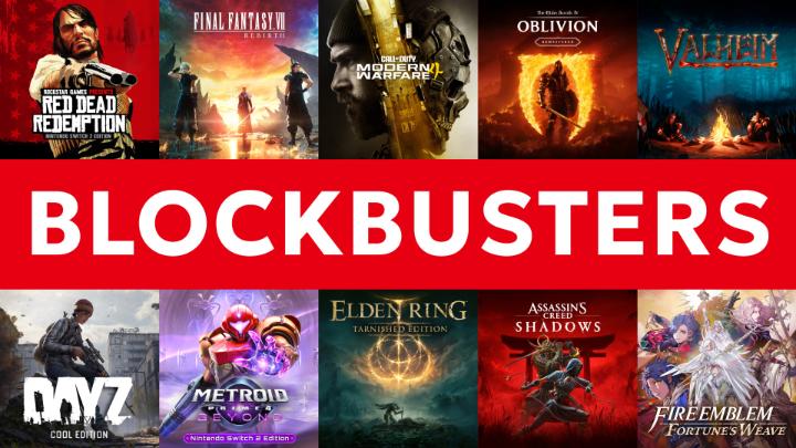Blockbuster games, wherever you want to play them. What will you play next on #NintendoSwitch2? Find your next game: