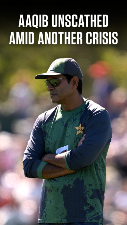 Amid yet another Pakistan crisis, it’s Aaqib Javed who again emerges unscathed... #SwitchHit