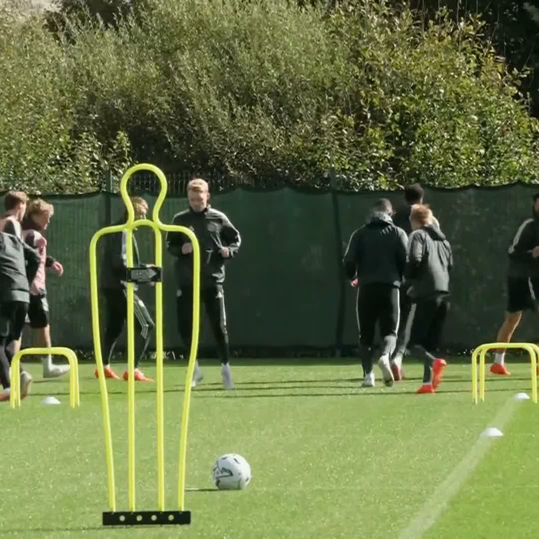 ๐ Five of Celtic's new signings are at training, but there is no sign of Kieran Tierney or Kasper Hogh ahead of Celtic's trip to St Mirren tomorrow night - live on Sky Sports ๐บ