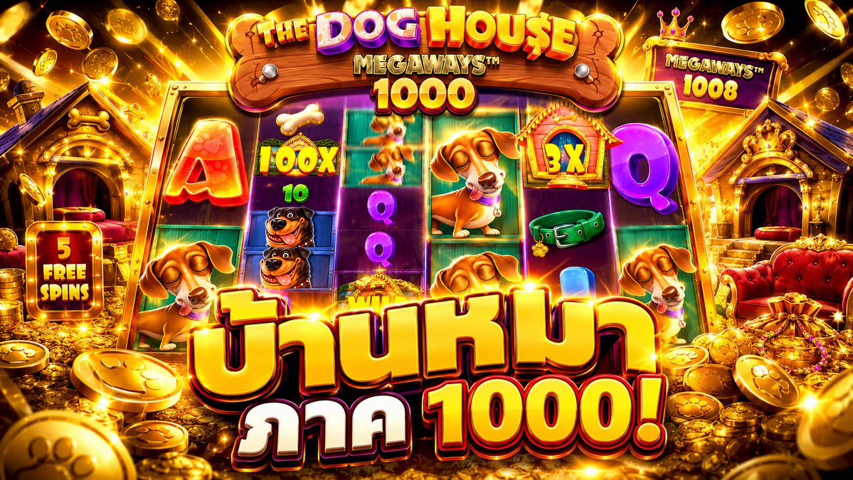 บ้านหมาภาค 1000! | The Dog House Megaways 1000