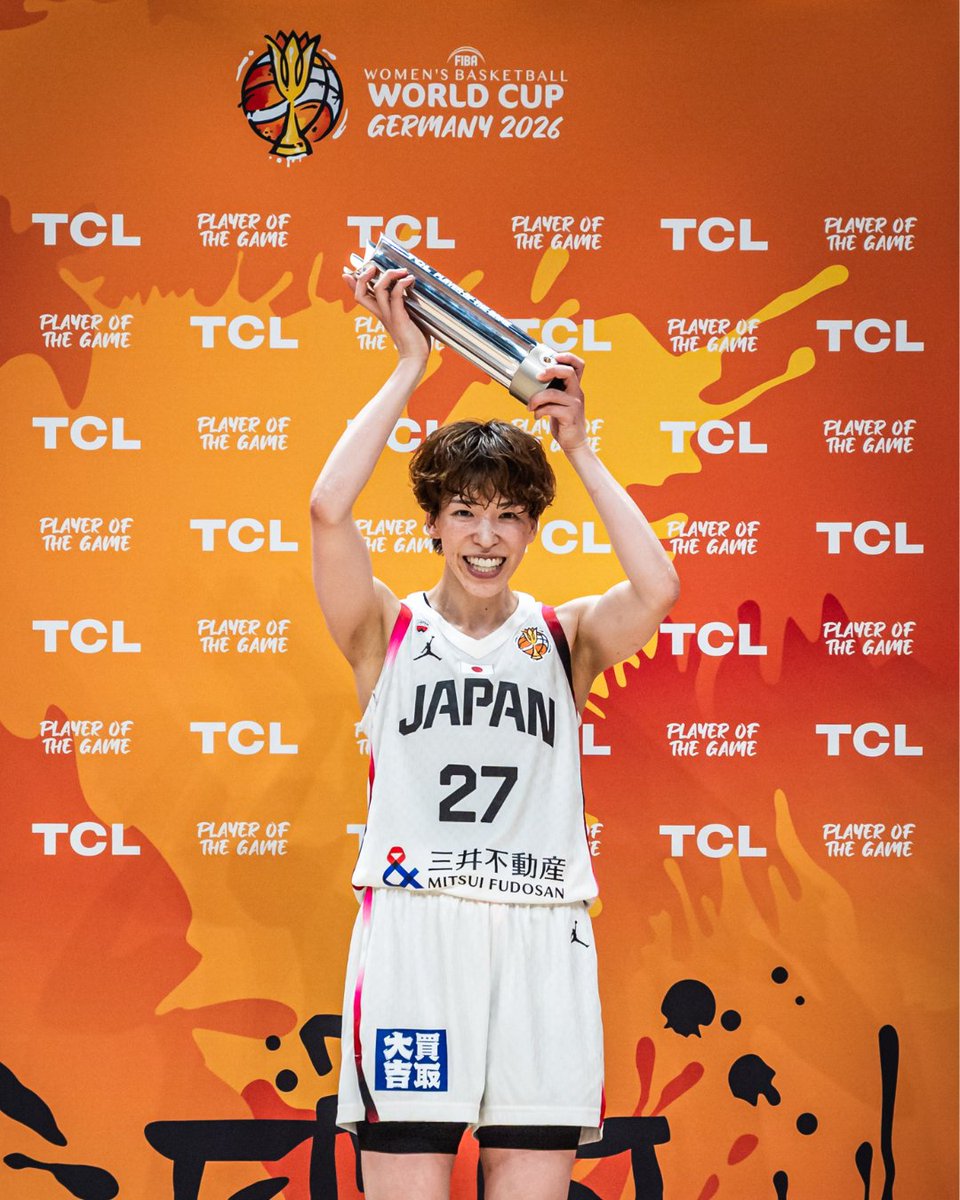 HISTORY MAKER SAKI HAYASHI 📝 Her 9 three-pointers made is the most in a single #FIBAWWC game 🔥 📊 27 PTS | 9 3PM | 3 REB | 2 STL