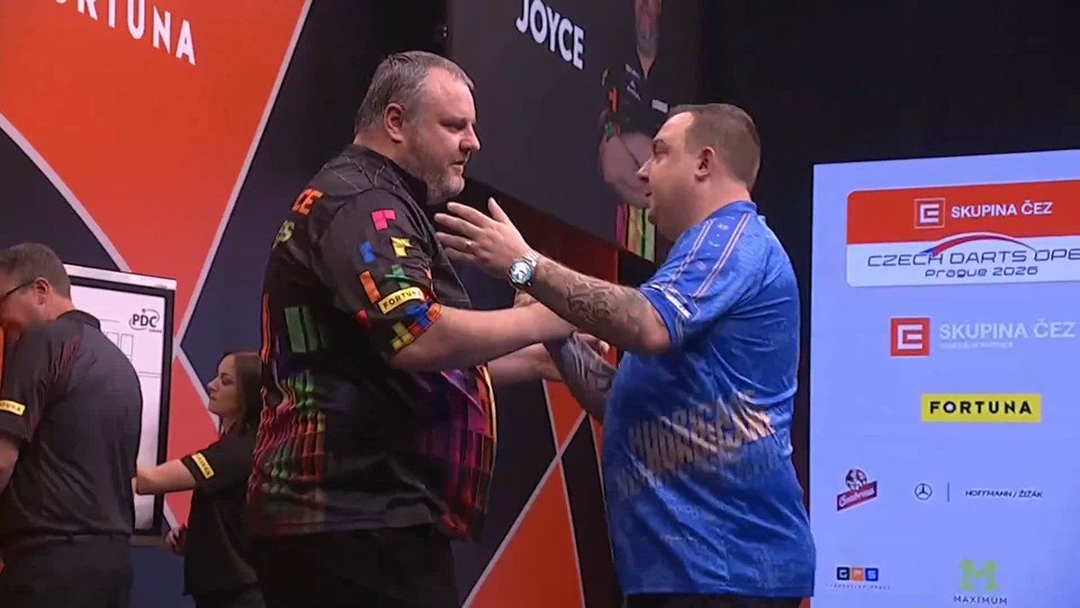 JOYCE WINS THE DECIDER! Ryan Joyce wins a thriller of a contest in Prague, as Relentless comes from 5-4 down to beat Kim Huybrechts 6-5! 📺 #ET12