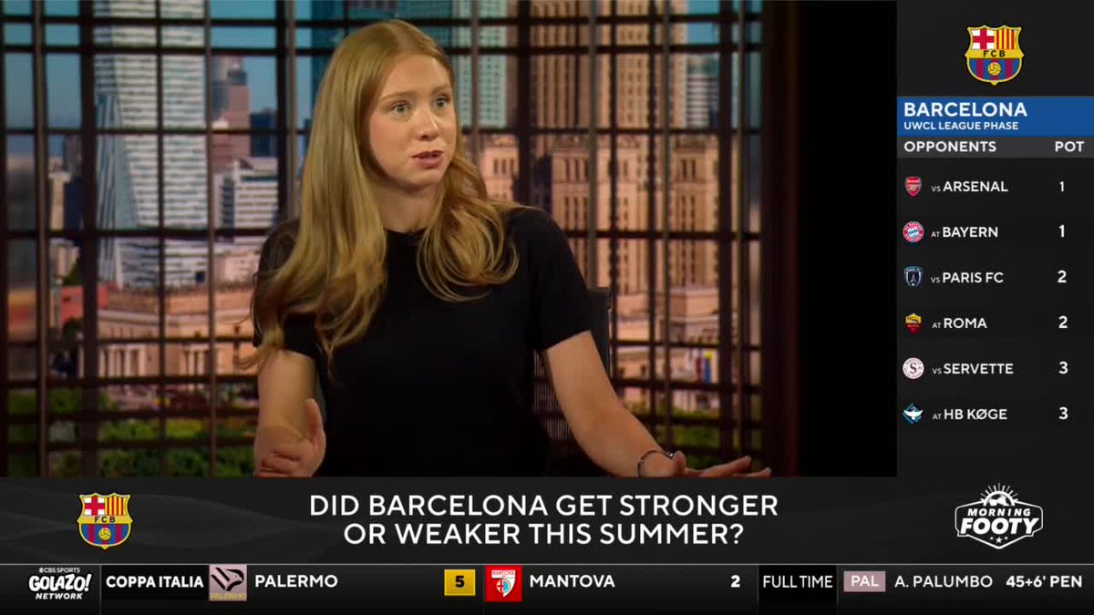 "This is a team that THRIVES on dominating competitions" 💪 Lisa Carlin and Darian Jenkins discuss Barcelona as they look to repeat and secure their FIFTH UWCL title 🏆