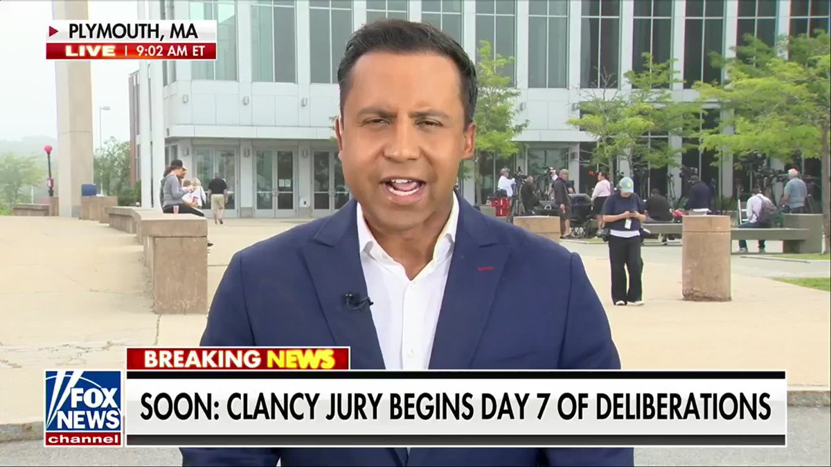 HAPPENING NOW: The Lindsay Clancy jury just began its seventh day of deliberations after Clancy's attorney asked the judge to address a lone holdout juror in open court. Defense attorney Kevin Reddington claims the jury is split 11-1 and argues the holdout is refusing to properly apply the judge's reasonable doubt instructions, while prosecutors and the judge oppose removing the juror. If the jury remains deadlocked, the case could end in a mistrial, leaving prosecutors to decide whether to retry the case, negotiate a resolution, or dismiss the charges. Bryan Llenas reports live from outside the courthouse.