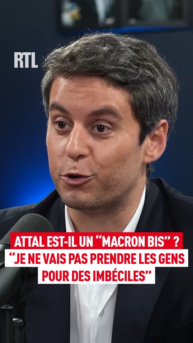 "Je ne vais pas faire croire aux gens que je n'ai rien à voir avec le président de la République, l'enjeu est de montrer pourquoi je suis différent" 🎧 "Les Aspirants", le nouveau podcast de Marc-Olivier FOGIEL disponible en version vidéo sur la chaîne YouTube de RTL