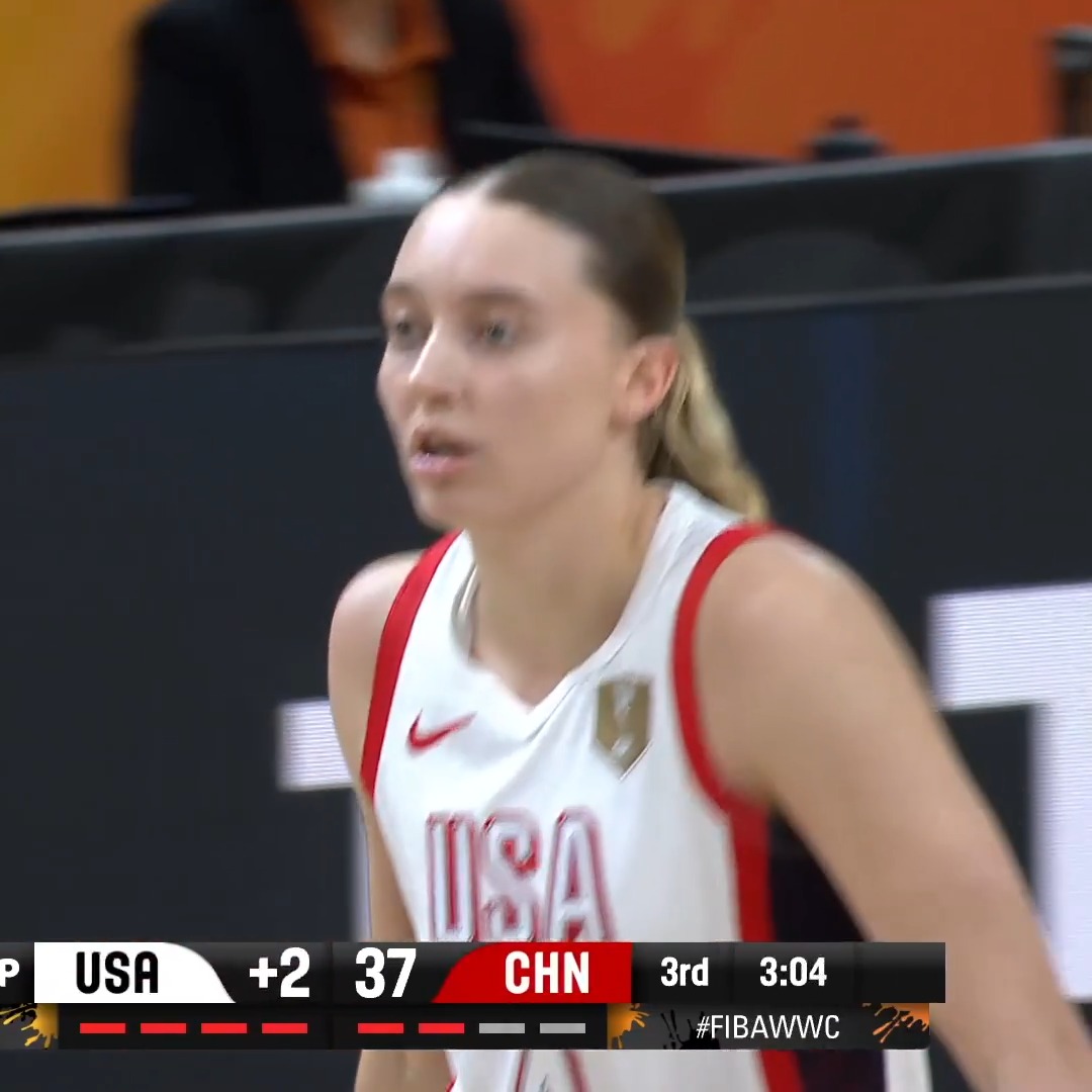 WELCOME TO THE WORLD CUP, PB4 🫡 You belong here 💯 #FIBAWWC | USA Basketball
