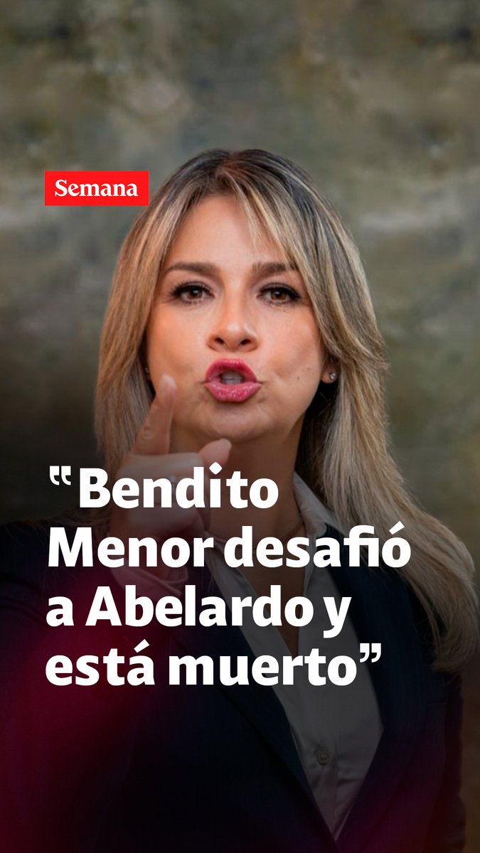 "Alias Bendito Menor y La Bebecita están muertos. Desafiaron al presidente De La Espriella y fueron abatidos. Esa es la diferencia entre un jefe de Estado que apoya a las Fuerzas Armadas y un gobierno como el anterior que no tiene voluntad política": Vicky Dávila.