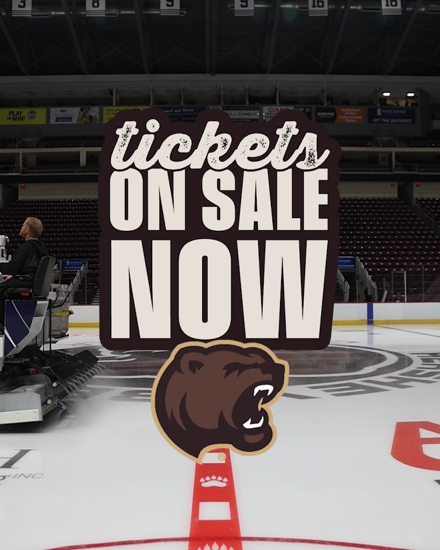 Ice is in. Less than one month until the puck drops at GIANT Center. Tickets on sale now ➡️