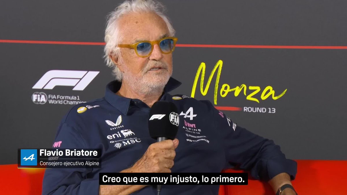 🚨 LÍO MONUMENTAL ENTRE BRIATORE Y STELLA 💥 Flavio acusa a un juez del caso del podio de Mónaco de tener relaciones con McLaren al haberle regalado dos o tres coches 💣 Andrea lo califica de 'insultante' y amenaza con denunciarlo #ItaliaDAZNF1 🇮🇹