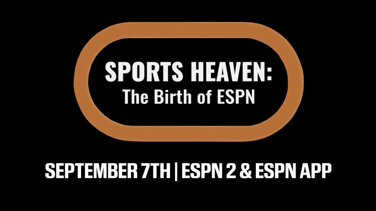 In honor of late ESPN founder Bill Rasmussen, ESPN will begin its 47th anniv. with 'Sports Heaven: The Birth of ESPN' Chronicling the remarkable story behind ESPN's creation & vision that transformed sports media forever Sept. 7, Midnight ET / Sept. 6, 9p PT | ESPN2, ESPN App