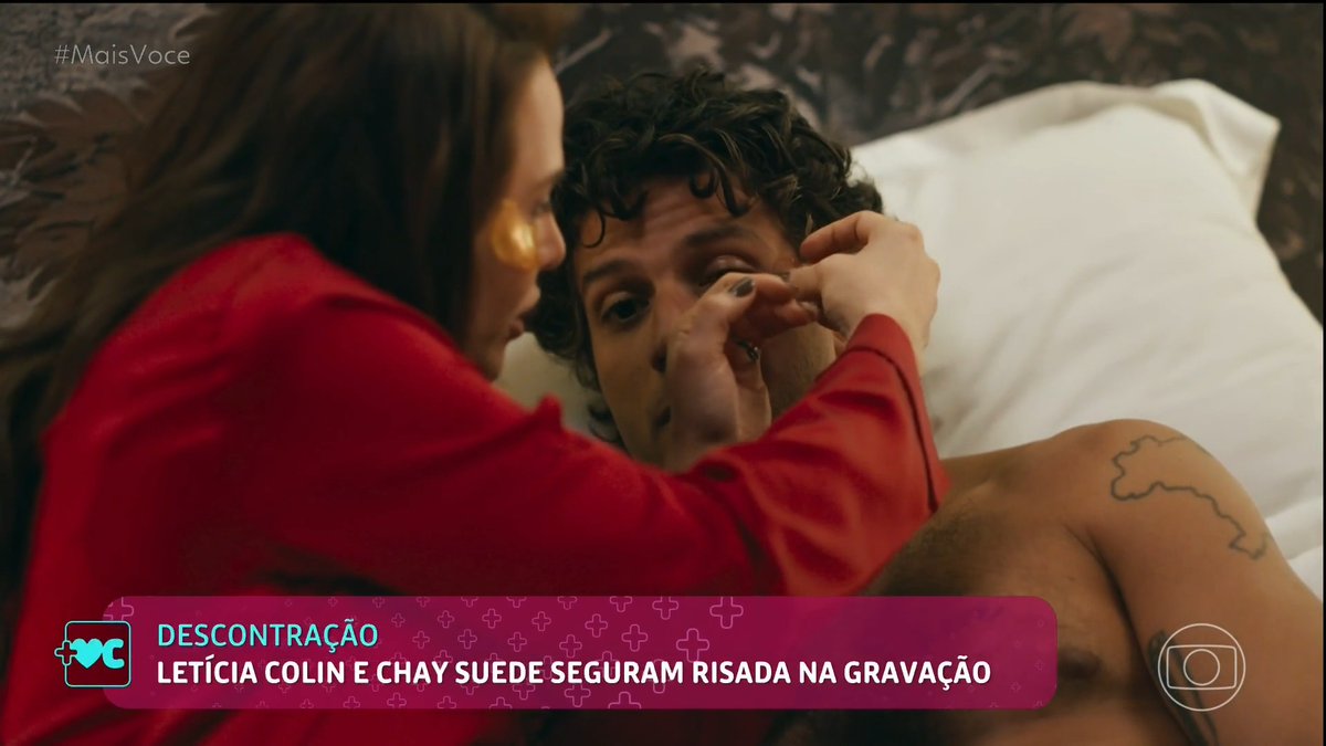 Letícia Colin e Chay Suede são divos demais, né? 😍 #QuemAmaCuida #MaisVocê #TVGlobo