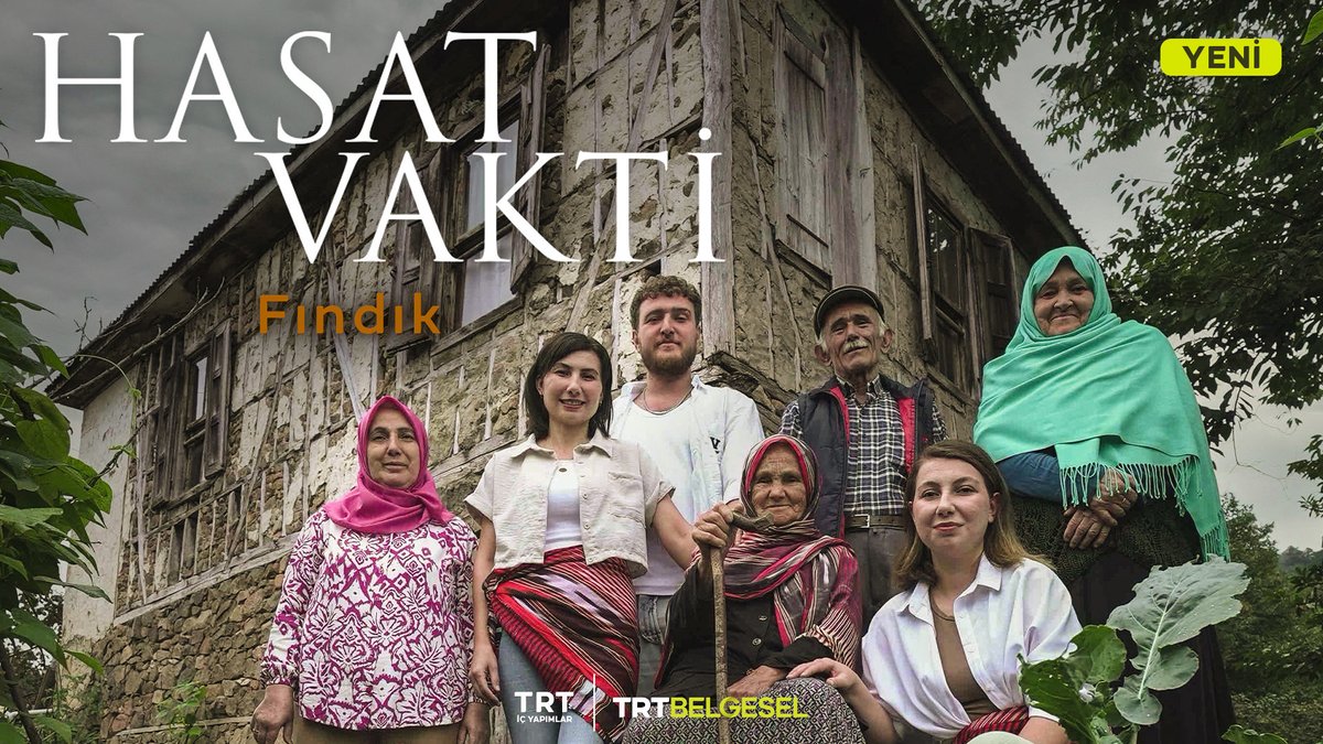 Giresun’un Espiye ilçesinde, ömrünü Karadeniz’in yeşil dağlarına adayan 90 yaşındaki Nesibe Teyze için fındık hasadı zamanı… Bir yanda fındık bahçelerinde akıtılan alın terinin zorluğu, diğer yanda ise gurbetteki çocukların ve torunların yeniden ata ocağında aynı sofrada buluşmalarının sıcacık hikâyesi… “Hasat Vakti” yeni bölümüyle 6 Eylül Pazar 20.00’de TRT Belgesel’de.