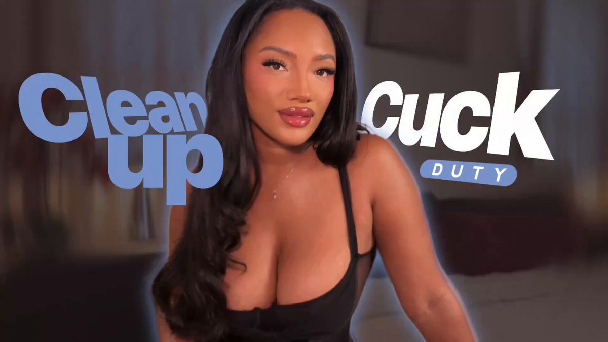 C'mon cuckie! You're on cleanup duty. Your tongue is finally gonna be useful for something since your d!ck never was. Be ready to clean up the mess when he's done railing me into your mattress.