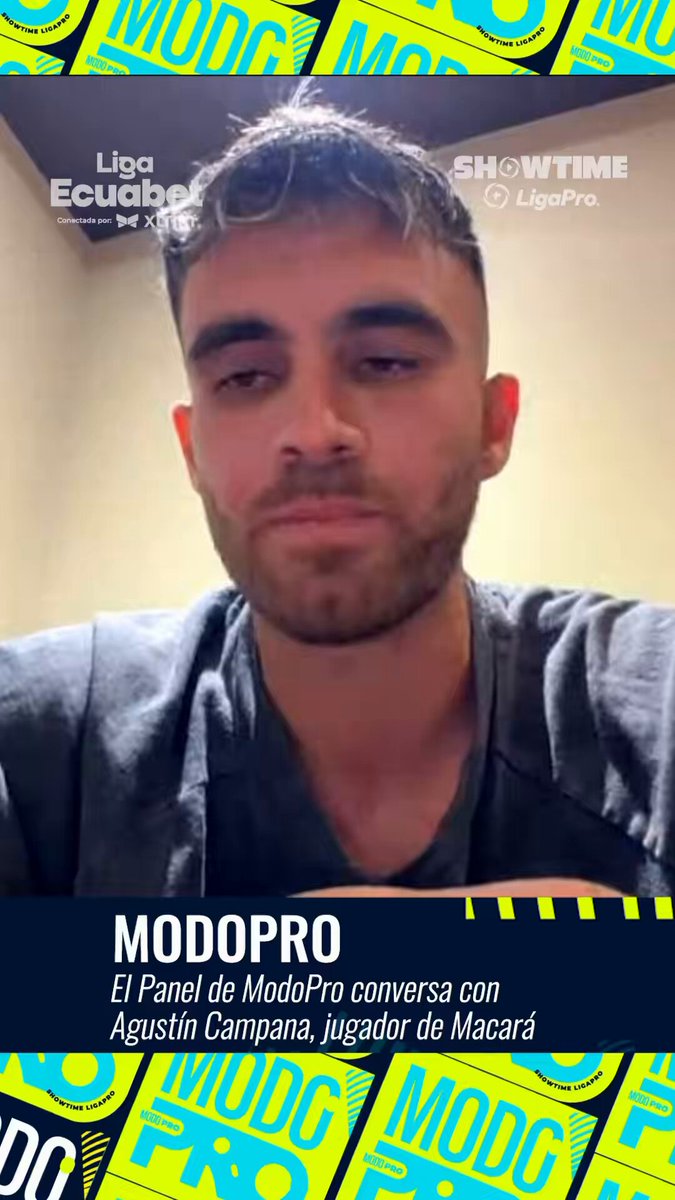 📍Una de las grandes figuras de Club Dep. Macará el jugador Agustín Campana conversó con el panel de ModoPro sobre su momento actual en la Liga Ecuabet 🔥⚽️ #LigaEcuabetConectadaPorXtrim #ShowtimeLigaPro #ModoPro 🇪🇨💯