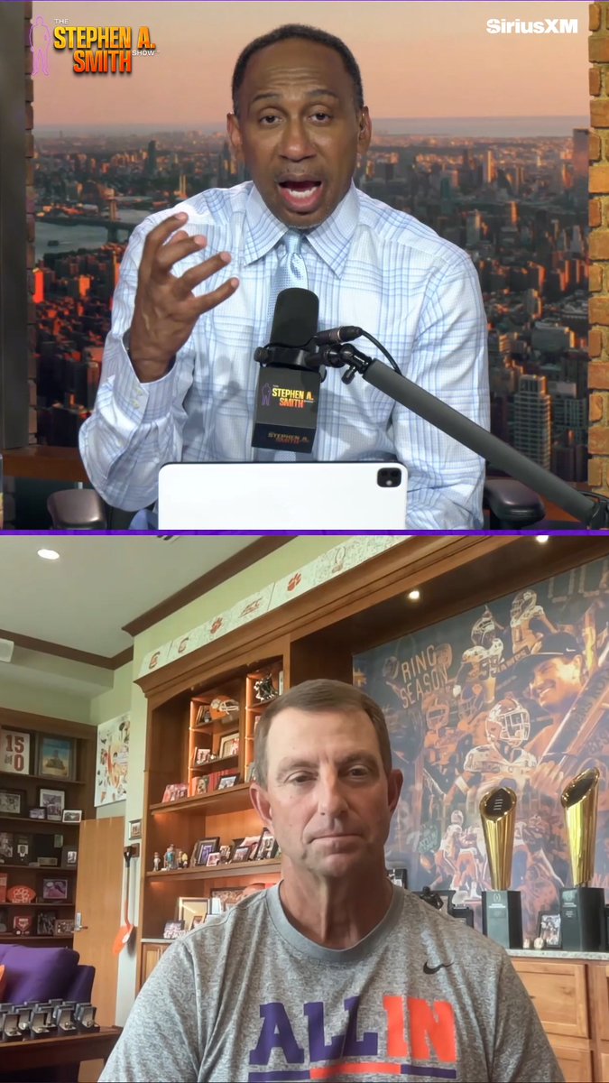 Clemson Head Coach Dabo Swinney says he’s never been happier and he explains exactly why on The Stephen A. Smith Show! Hear the full conversation now on SiriusXM.