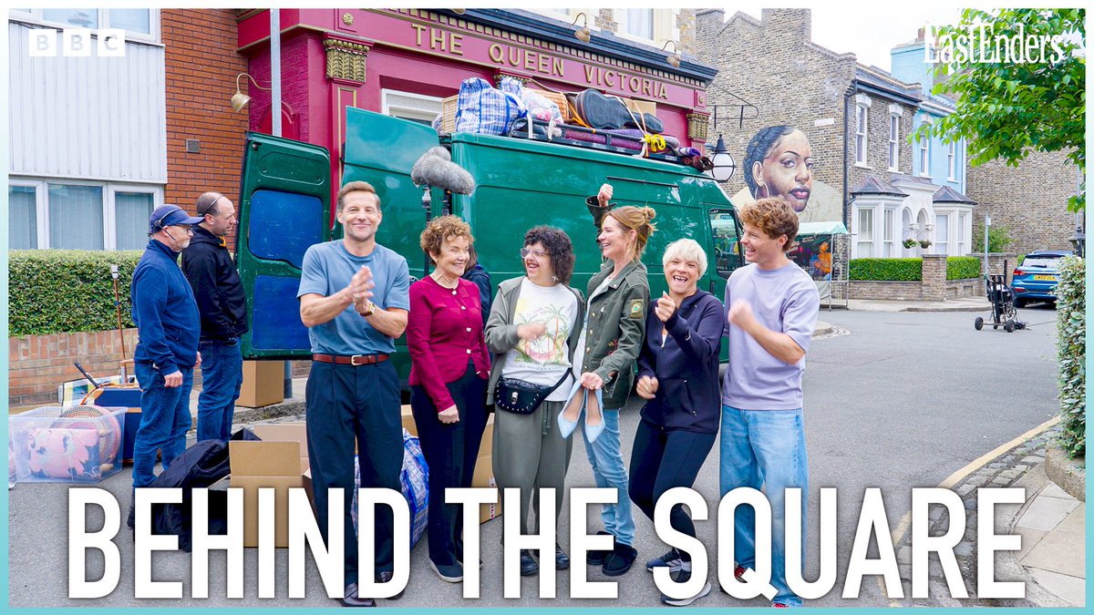 Welcoming the Hawkins family to Walford! 👋 Take a look behind the scenes as they settle into life on Albert Square during their first week on #EastEnders.