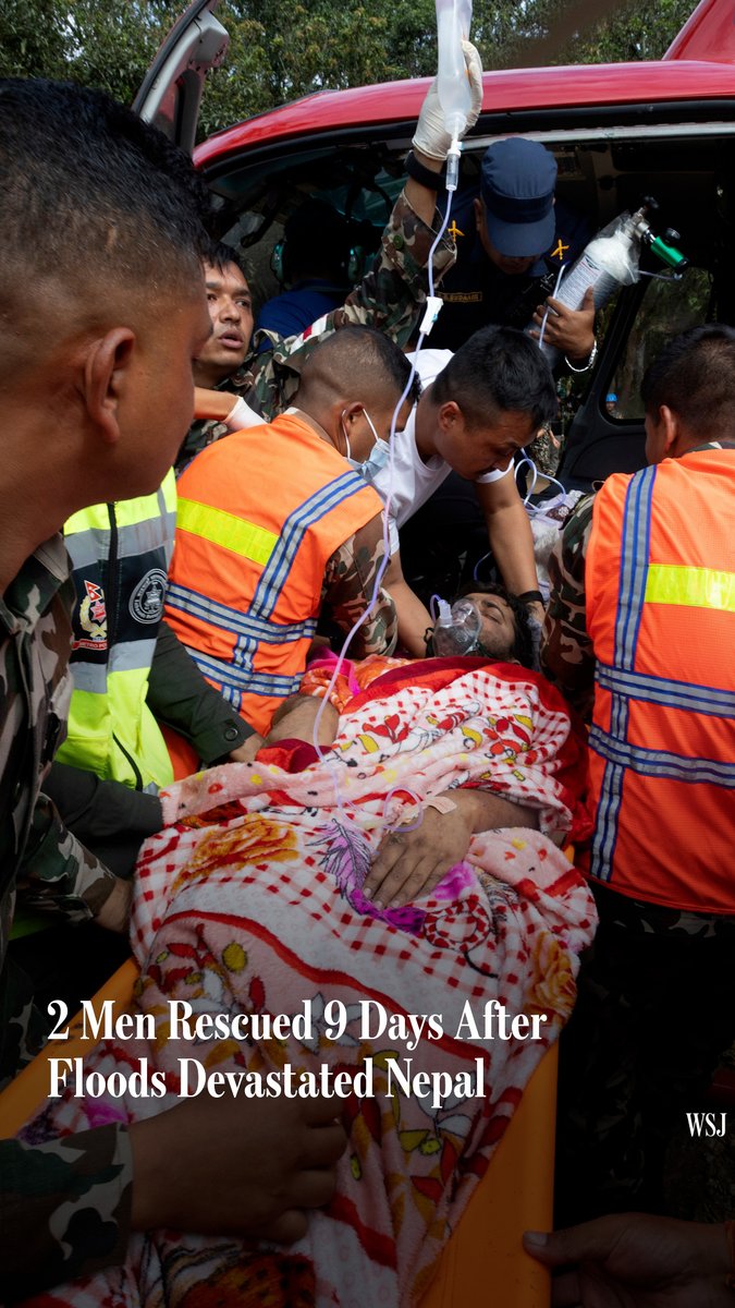 The Nepal army rescued two men alive from a tunnel at a hydropower project nine days after a deadly debris-laden flood knocked out homes and power plants, and left more than 1,250 people dead. The army called the rescue the “rebirth of two lives.” Read more: