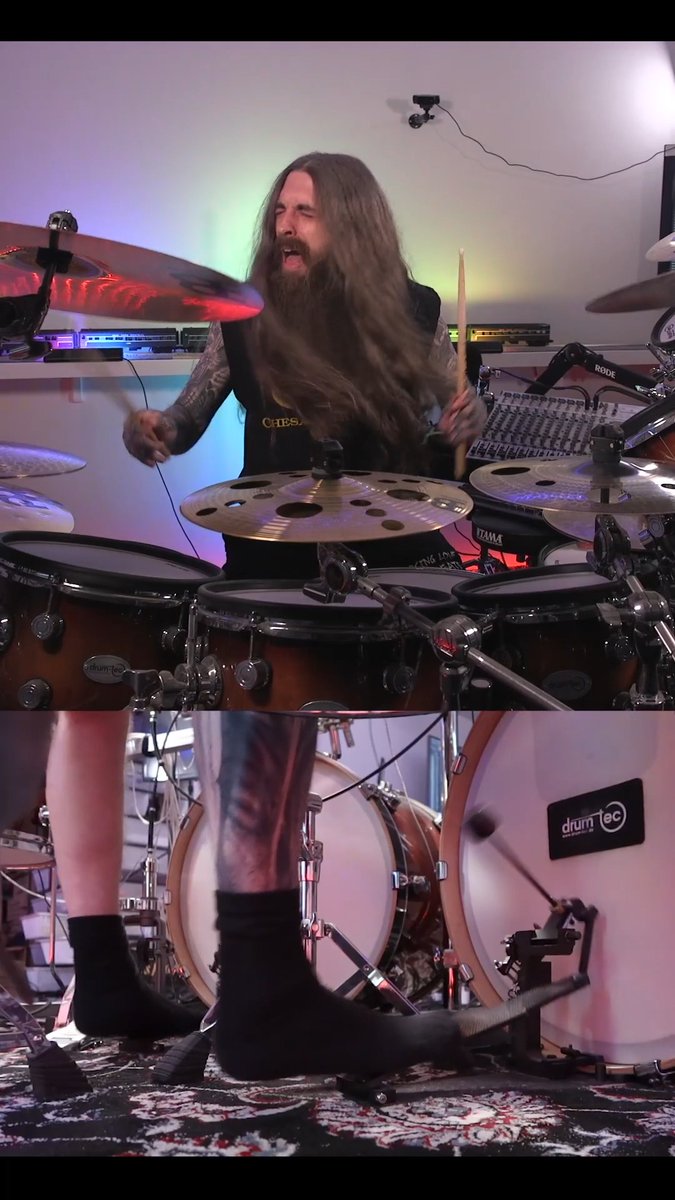 Megadeth - Holy Wars (pt 2) 🤘 #drums #metal #musician #doublebass #thrash