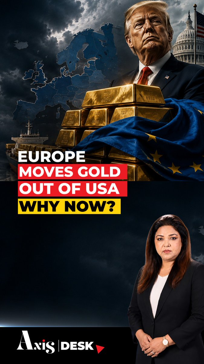 Germany moved gold back to Frankfurt. France brought reserves home to Paris. Now, the Netherlands has shifted gold out of New York and Ottawa, moving much of it to London. The official explanation is crisis preparedness and easier access. But with Donald Trumpโs trade wars and unpredictable foreign policy reshaping transatlantic ties, is Europe preparing for a world where financial reserves can become political weapons? And what does this mean for India, which is also bringing more gold home and diversifying its reserves? Aditi Prasad Watch: #Gold #Europe #DonaldTrump #UnitedStates #Germany #France #Netherlands #India #GoldReserves #GlobalEconomy #Geopolitics #CentralBanks
