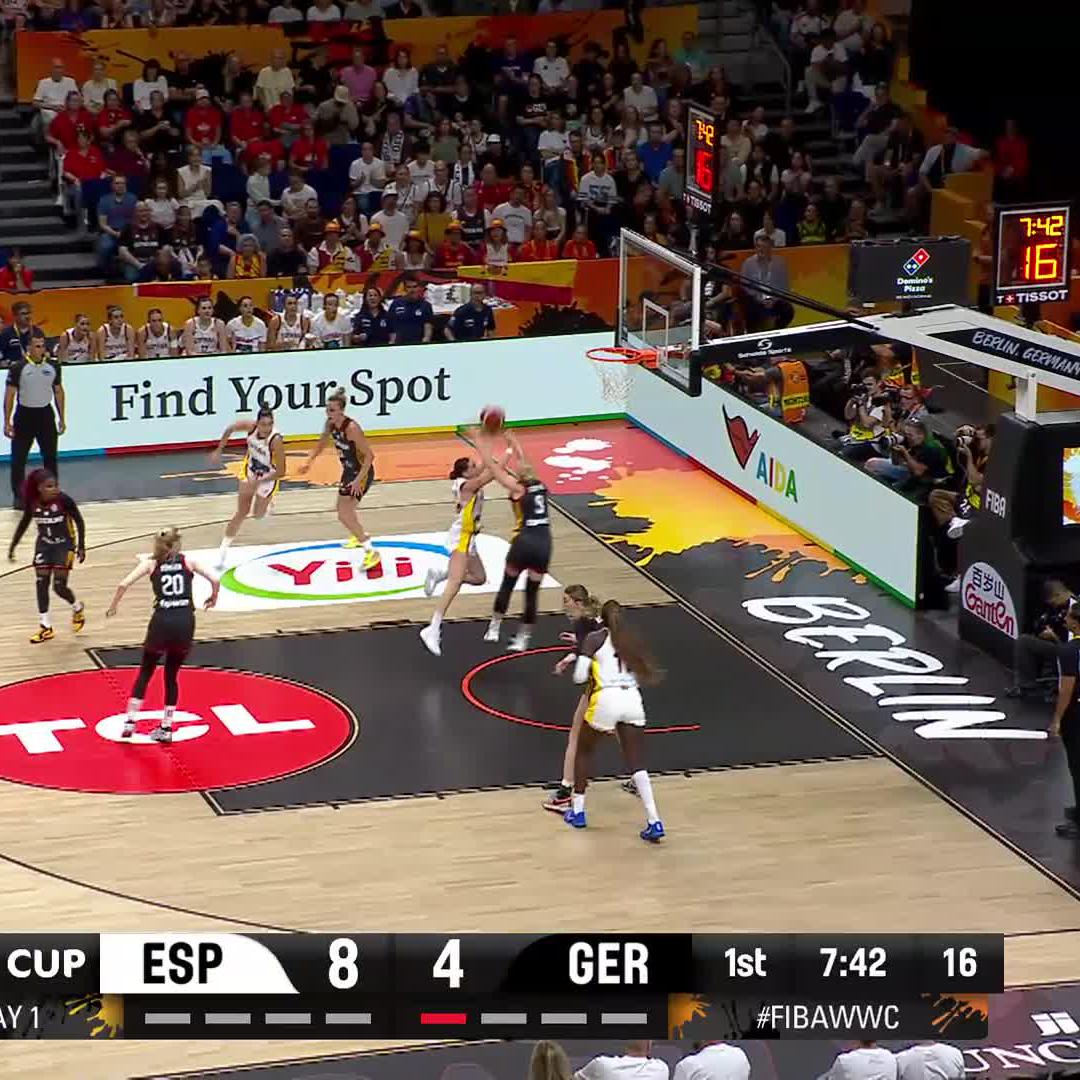 20-year-old Iyana Martin's first World Cup bucket 🔥 #FIBAWWC