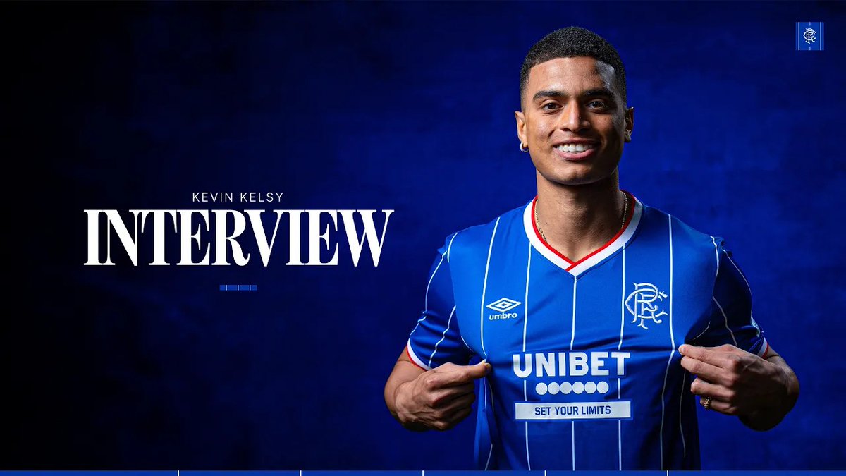 🆕 EXCLUSIVE - Hear from new striker Kevin Kelsy as he spoke to RangersTV after signing a four year contract. He speaks about his excitement on joining the Gers, his journey in football so far, the fans and much more!