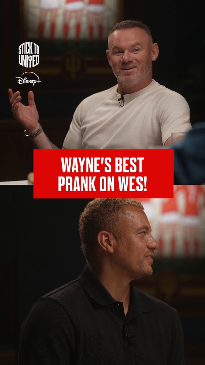 "He was so chilled, he was hard to get." 🤣 When Wayne Rooney pranked Wes Brown!