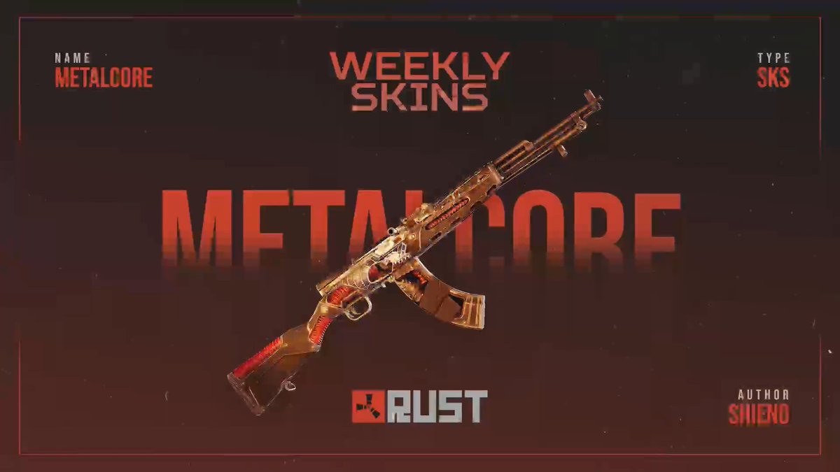 This week's community-designed skins are live on the Steam Item Store! 🔥☢️🔫 Don't miss out! Available for a limited time only. View this full collection here: