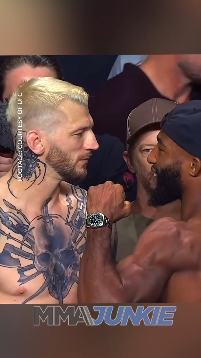 Dan Hooker and Salahdine Parnasse face off one last time on the eve of their #UFCParis headliner. 🎥 @UFC