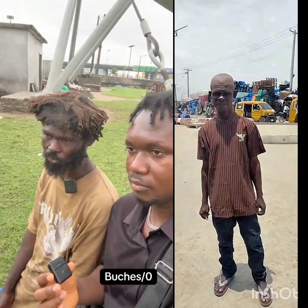 UPDATE: “I’m not mentally unstable, I’m only battling d€pression.” Man tells content creator after he returned again. The content creator later took him to a barbing salon to get a haircut and also helped him start up a hawking business with a cash token. 🎥: Buches/0 // TT