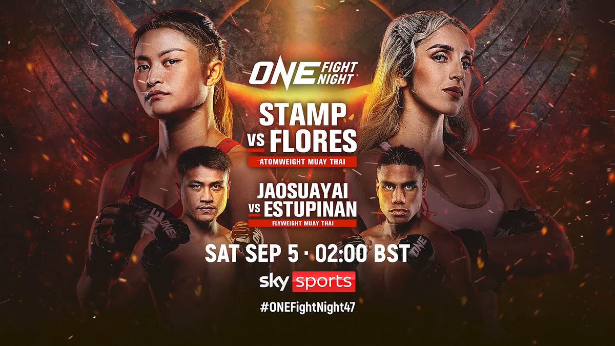 ONE Fight Night 47 is here! 🔥 Watch live on Sky Sports Action from 2am on Saturday 🍿